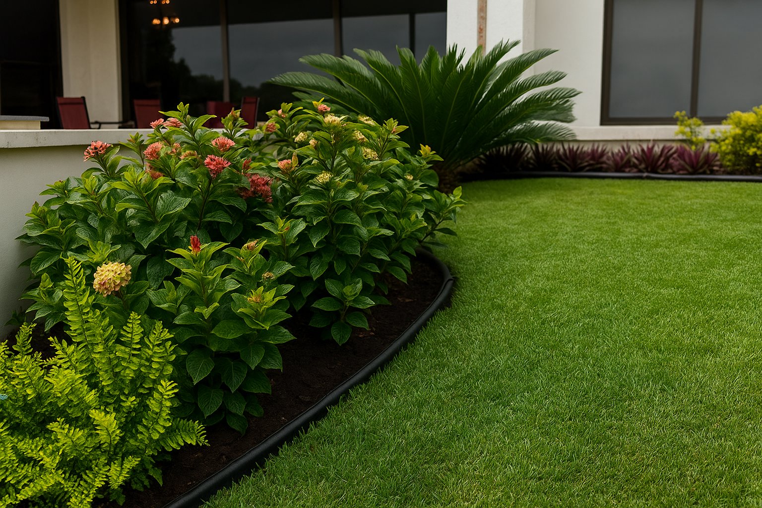 Diseño de jardines con pasto en Madero y Altamira Tamaulipas Viveros Terra