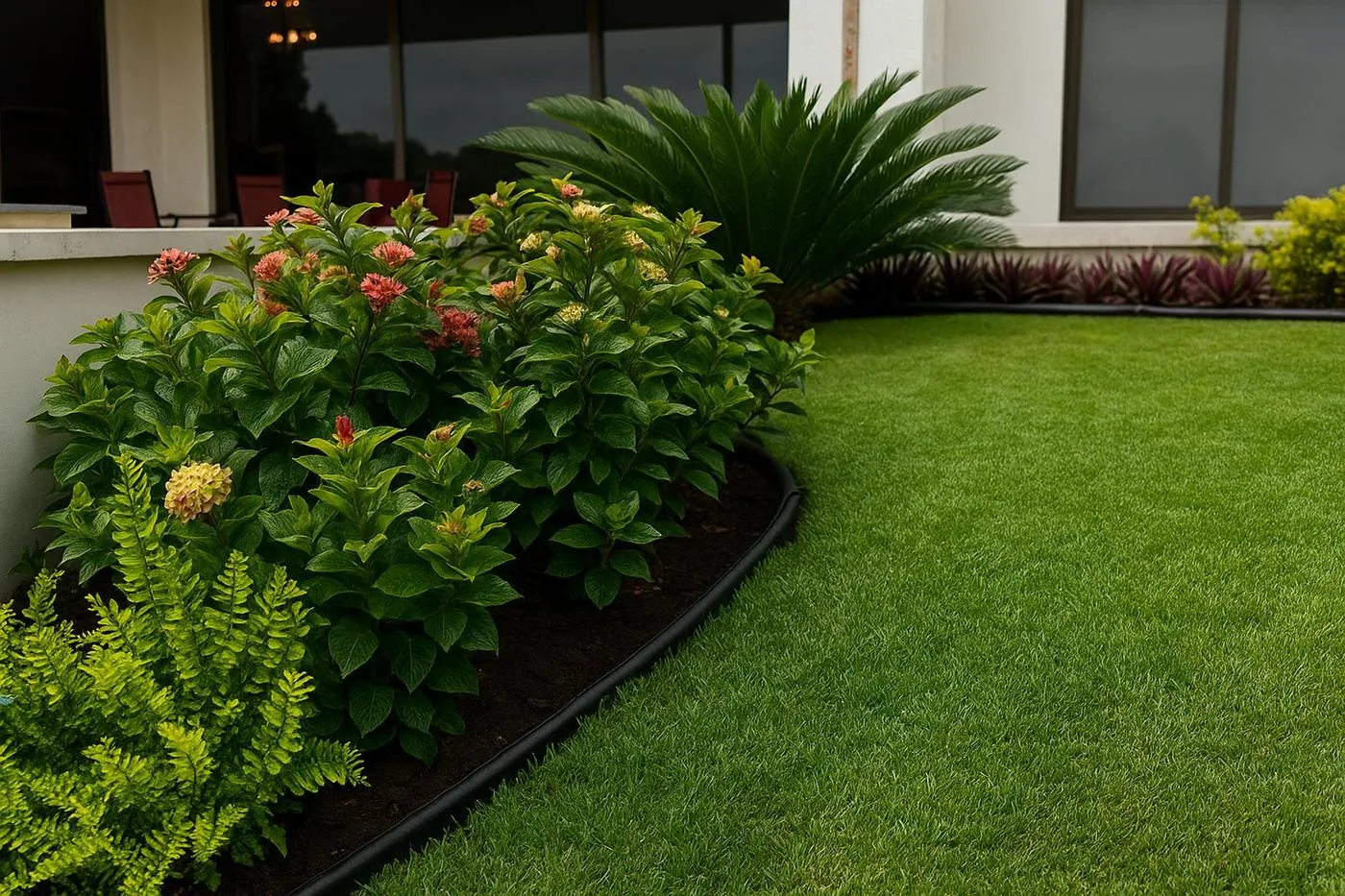 Diseño de jardines con pasto en Madero y Altamira Tamaulipas Viveros Terra
