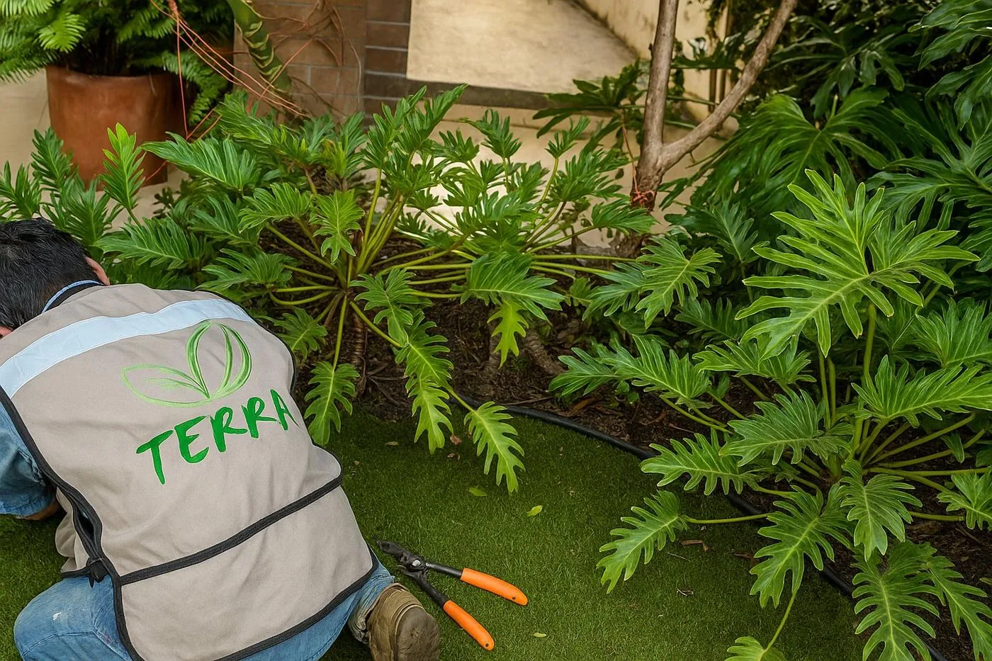 Jardinería profesional en Country Club, Tampico - Viveros Terra