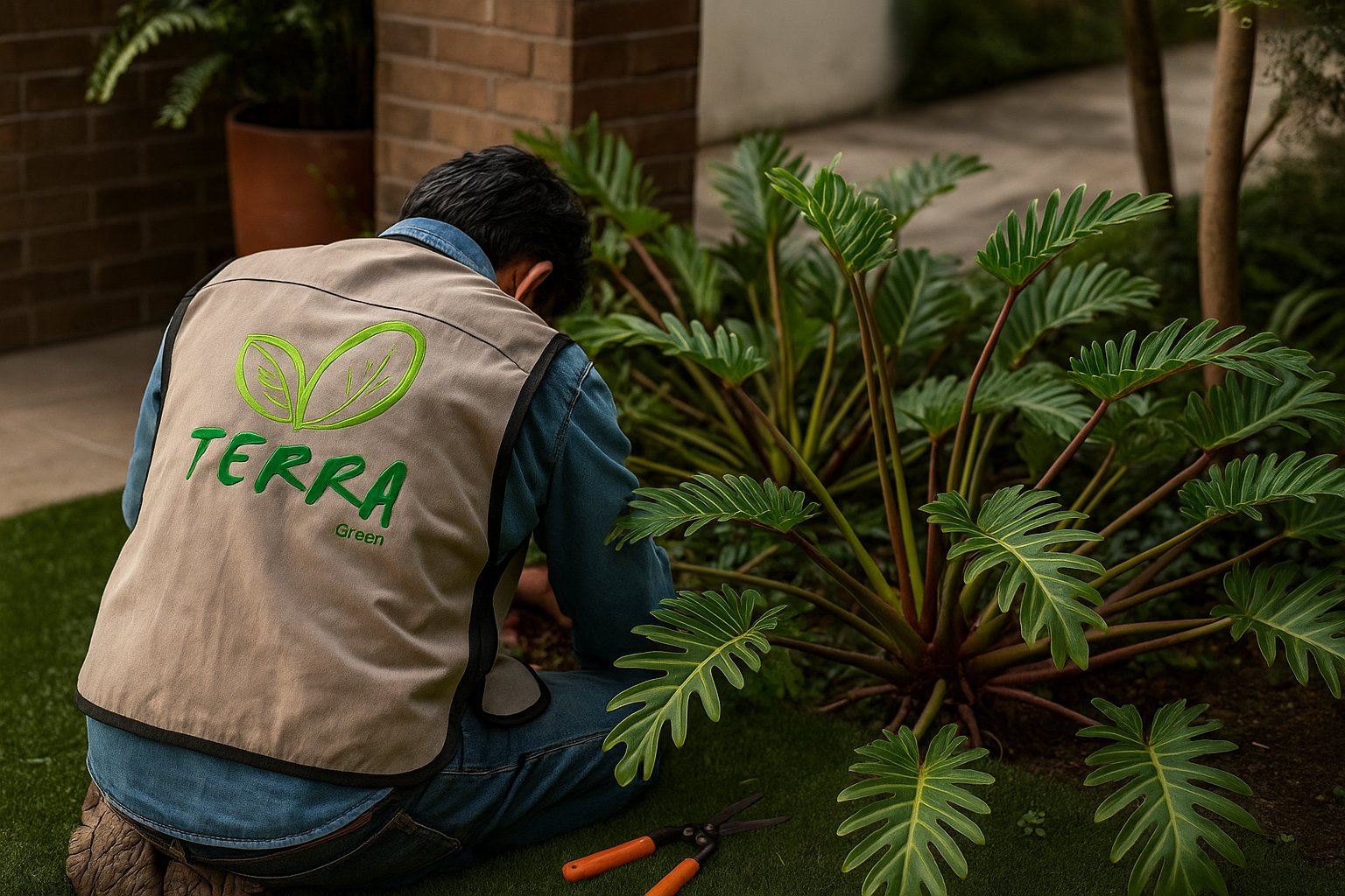 Jardinería profesional en Tampico empresa de paisajismo Viveros Terra